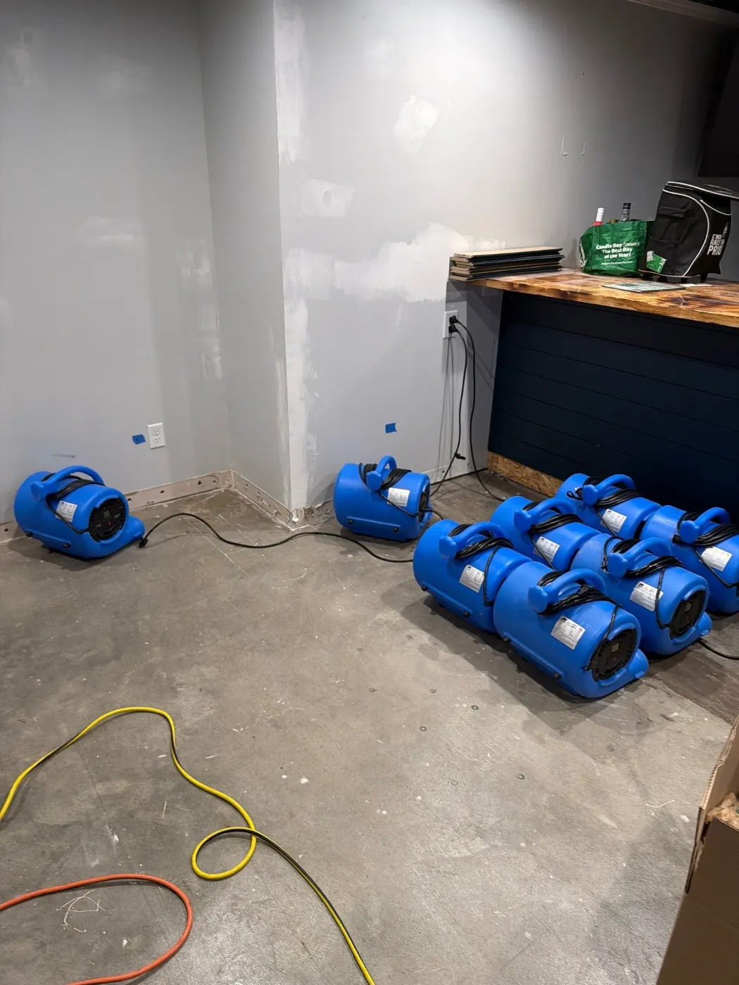 IICRC certified drying setup in Wayne County, IN